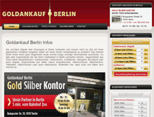 Tablet Screenshot of goldankaufberlin.biz